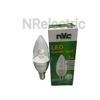 Lampu LED Candle Light 3W / 3watt - E14 - NVC / Warm White