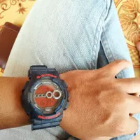 BEZEL BAND STRAP JAM TANGAN CASIO G SHOCK GA 110 / GA 100 SMOOKEY BLUE