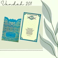 VC 209/ vandah card/ blangko undangan/ undangan pernikahan