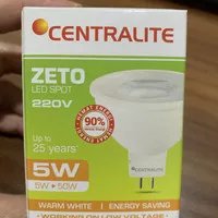 Lampu Led Mr16 5Watt 220V Warm White Centralite Zeto