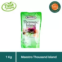 Maestro Mayonnaise THAUSAND ISLAND pouch 1kg Mayonaise Maestro 1 kg