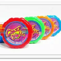 CRAZY ROLLZ BUBBLE GUM 50GRAM PERMEN KARET IMPORT CRAZY ROLLS