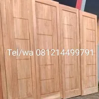 kusen dan pintu kayu jati