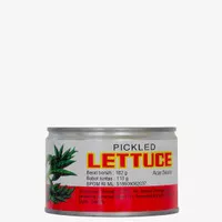 selada kaleng pickled lettuce acar selada narcissus asinan 182 gr