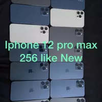 iphone 12 pro max 256gb garansi 1 tahun, inter, new