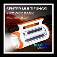 Senter New produk AOKI Ak-6696 30watt +power bank Senter multi fungsi