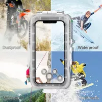PULUZ Waterproof Shockproof Dustproof Case HP Universal iPhone Diving