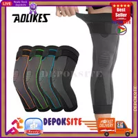 Aolikes 7815 Long Sleeve Wrap Knee Pad Guard Deker Lutut Kaki Panjang