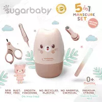 Sugar Baby 5in1 Manicure Set Nature Series - Set Gunting Kuku Bayi