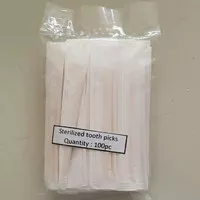 Tusuk Gigi Bungkus Kertas Bambu Steril Higienis 100pc