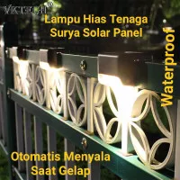 Lampu Hias pagar taman Tangga tenaga surya panel solar lampu Taman