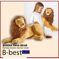 Boneka singa jumbo / LION KING Boneka lembut ukuran besar 70 cm