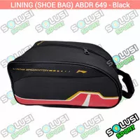 LINING ABDR 649 Shoe Bag Tas Sepatu Yonex Original - BLACK