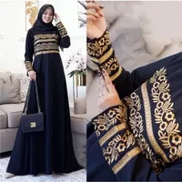 Others Anisa Abaya Bordir Dress Muslim Gamis Abaya Turkey Terbaru