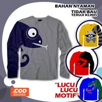 BAJU KAOS ANAK LAKI LAKI LENGAN PANJANG 2 3 4 5 6 7 8 9 10 11 12 TAHUN