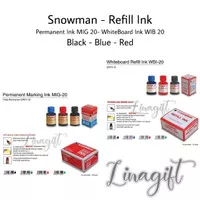 ISI TINTA SPIDOL WHITEBOARD / PERMANENT ISI SPIDOL SNOWMANN