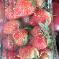 buah strawberry segar