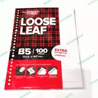 isi loose leaf B5 100 bigboss