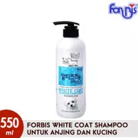 shampo bulu putih anjing kucing FORBIS FORCANS PETS SHAMPOO WHITE COAT