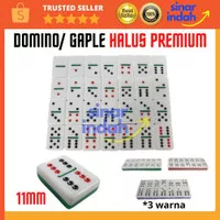 Domino Batu Gaplek Gaple Dam Tipis Premium 11mm Import Kartu Domino