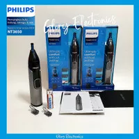 Philips NT3650 Nose Trimmer Alat Cukur Bulu Hidung dan Bulu Alis