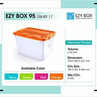 Biggy Ez 95 liter biggy ezy box 95L ez95 kotak container plastik ezzy