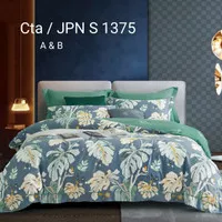 Sprei Katun Jepang Motif Asia 2 , 160x200, Asli, Original