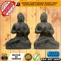 PATUNG BUDHA DUDUK BATU | HIASAN AQUARIUM BUDDHA | DEKORASI AQUASCAPE