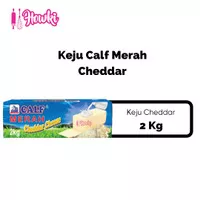 Keju CALF MERAH Cheddar Cheese 2kg PROMO