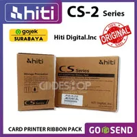 RIBBON BLACK HITI CS200E | TINTA ID CARD PRINTER HITAM CS-200E MURAH