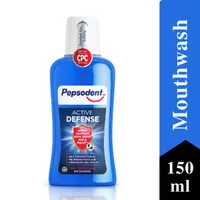 Pepsodent Mouthwash Active Defense Antibakteri Obat Kumur 150 ml
