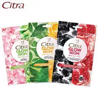 Citra Glow Recipe Juicy Sheet Mask/Masker wajah 25gr