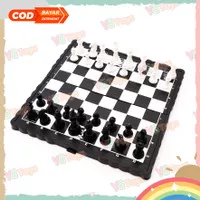 YGtoys Papan Catur Lipat Plastik Ukuran Medium Besar Folding Chess