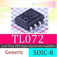 TL072 TL072C Low-Noise JFET-Input Op-Amp SOIC-8