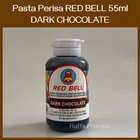 RED BELL Pasta Perisa Pewarna 55ml - DARK CHOCOLATE