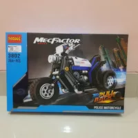 Mainan Brick Sembo Sepeda Motor Polisi - Mainan Block Susun Motor Anak