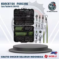 Paket Lengkap Set Konektor Umpan Kail Pancing Carp Tackle Kit 300 PCS