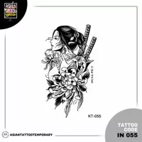 Tatto GEISHA/Geisa Tato tangan HALF arm/ tattoo temporer/ORIGINAL