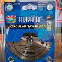 mata circular saw 4 inchi 72T Fujiyama mata circle saw blade 4 inch