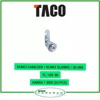 Kunci Camlock 30 mm - Kunci Lemari - Kunci Laci - Taco TL103-30