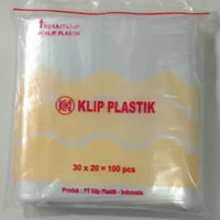 Plastik Klip 20 x 30 isi 100 Lembar