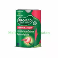 Promag Double Action 1 Strip 6 Tablet / Promag Obat Maag / Promag