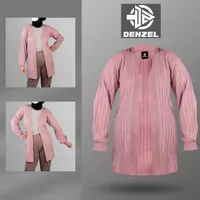 Sweater Rajut Cardigan Wanita DENZEL DZ 045 Pink