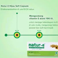 Natur E soft capsule 100 IU isi 32 Kapsul