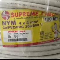 Kabel Listrik NYM 4x4 100 Meter Supreme / Kabel NYM 4x4 100M Supreme