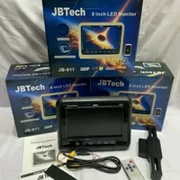 Digital Monitor Clip On Headrest 8 Inch JB TECH Type JB-811