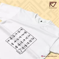 KAOS DISTRO MOTIF LONTARA CULTURE MAKASSAR BUGIS