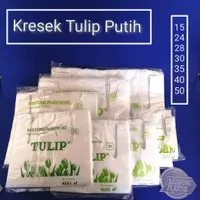 Kresek HD Tulip Putih / Kantong Plastik Keresek 50 40 35 30 28 24 15