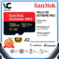 Micro SDXC - SD XC Sandisk Extreme PRO 128GB 170MBps For Drone ORI