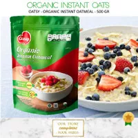 OAT INSTANT QUICK OATMEAL GANDUM SEDUH NATURAL ORGANIC 500 GR ROLLED